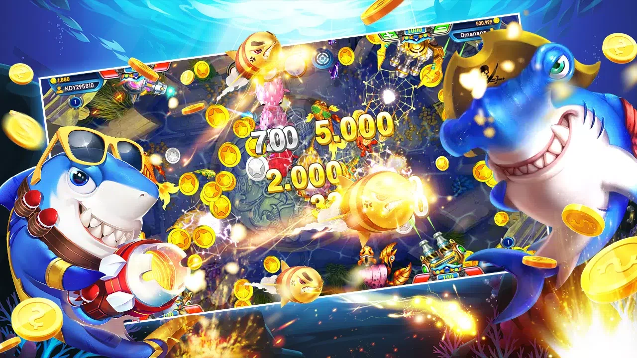 ภาพประกอบป้อมและเป้าหมายในเกมยิงปลา W69